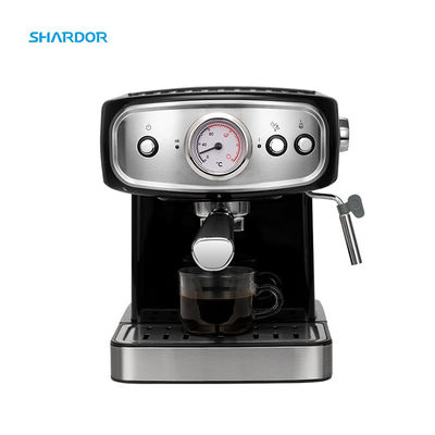 Máy pha cà phê chạy bằng pin có thể tháo rời 1,25L Máy đo áp suất Máy hấp làm lạnh sữa