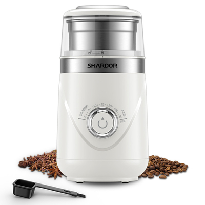 Máy pha cà phê cầm tay nhỏ 70g ABS, Máy xay cà phê Burr điện mini