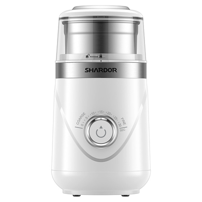 Pepper Cumin Trắng Máy xay cà phê tùy chỉnh thô mịn Cốc có thể tháo rời Thời gian Núm