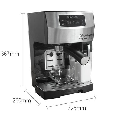 Máy pha cà phê Espresso tự động với máy đánh sữa chuyên nghiệp thương mại thông minh