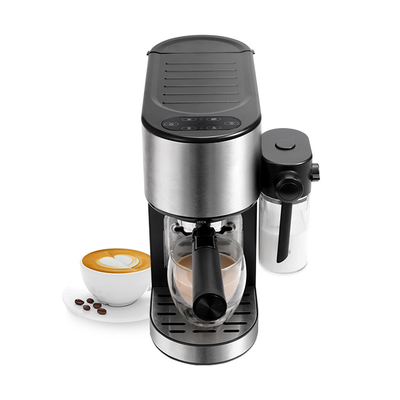 Máy pha cà phê đa chức năng Espresso chuyên nghiệp Thép không gỉ ABS với máy làm lạnh sữa