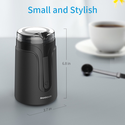Máy pha cà phê Espresso tự động loại nhỏ 40g, Máy xay cà phê mini Spice Bean Matte Black