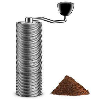 Máy xay cà phê bằng tay bằng bạc Máy xay cà phê bằng tay Công suất cắt CNC 25g Máy xay bằng điện cầm tay