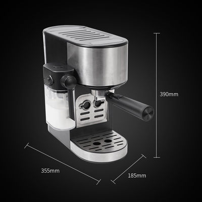 Máy pha cà phê cappuccino 1450W Máy pha cà phê nhỏ gọn hơi nước 240V 15 Bar