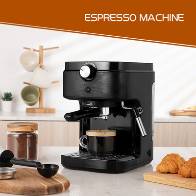 Máy hút sữa 15 thanh Máy hấp đông lạnh Wand 0,9L Bình chứa nước Espresso Cappuccino Latte Kiểu Ý
