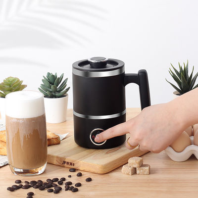 300ML Máy làm nóng sữa nóng lạnh 4 trong 1 Espresso màu đen Máy tạo bọt có thể tháo rời