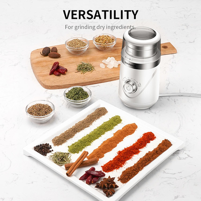 Máy pha cà phê cầm tay nhỏ 70g ABS, Máy xay cà phê Burr điện mini