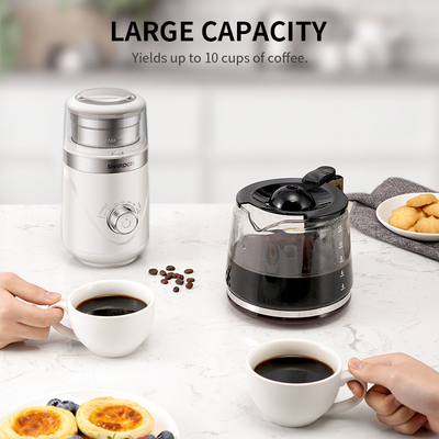 Pepper Cumin Trắng Máy xay cà phê tùy chỉnh thô mịn Cốc có thể tháo rời Thời gian Núm