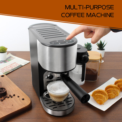 Máy pha cà phê đa chức năng Espresso chuyên nghiệp Thép không gỉ ABS với máy làm lạnh sữa