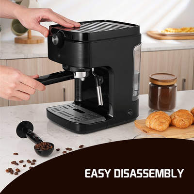 Máy pha cà phê đa chức năng 0.9L Máy xay cà phê cầm tay bằng điện 1300W Espresso