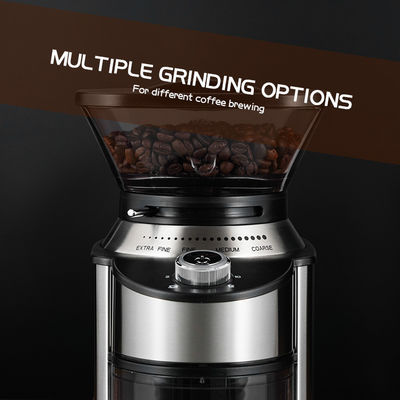 Máy xay cà phê hình nón nhỏ có thể điều chỉnh 19 Cài đặt Máy pha cà phê thương mại Espresso
