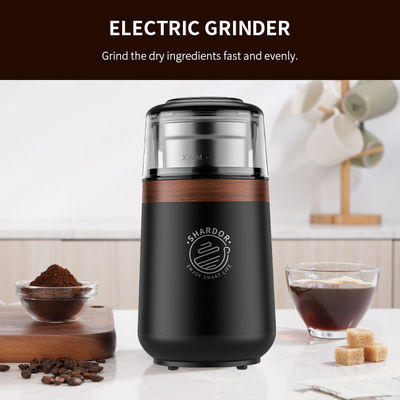Máy xay cà phê điện 200W Máy xay cà phê biểu tượng tùy chỉnh Máy xay cà phê cho gia đình