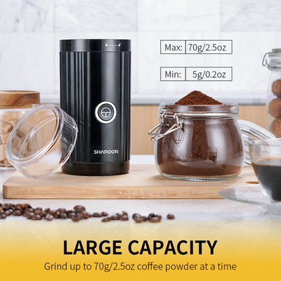 Máy xay hạt cà phê nhỏ bằng điện Máy xay hạt tiêu điện cho các loại thảo mộc Đậu phộng Lá mịn