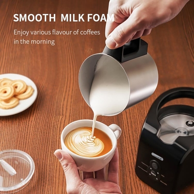 Máy tạo bọt sữa Espresso trắng 200W 4 trong 1, Máy tạo bọt cà phê điện tự động